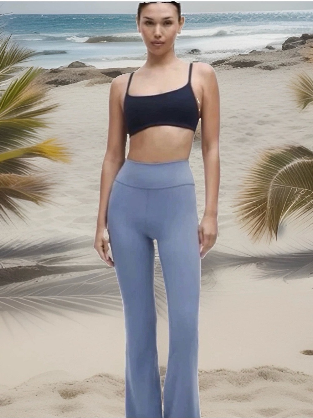 Lululemon Groove Nulu SHR 14 Regular Blue NWT